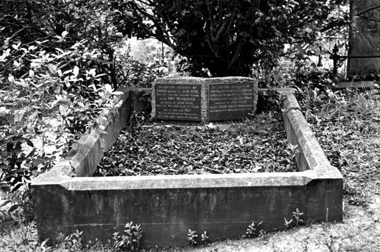 The Rose Family Plot in Wellington's Bolton Street Cemetery