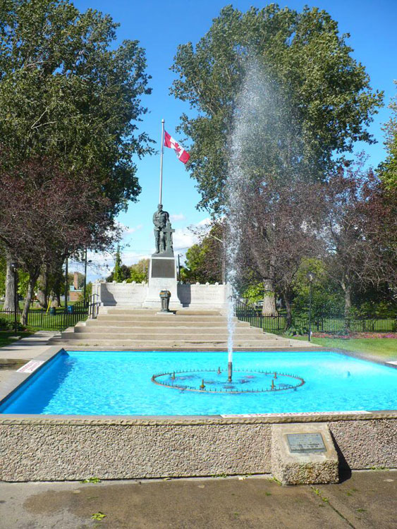 The War Memorial for Cornwall (Ontario, Canada)