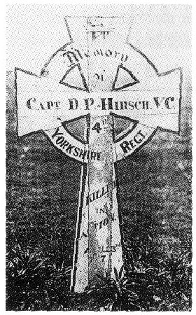 The original Hirsch Memorial Cross