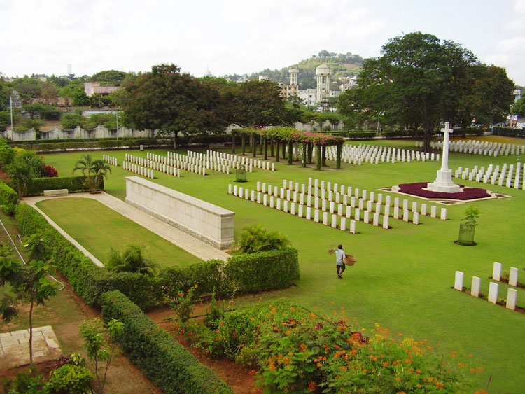 The Madras 1914 - 1918 War Memorial in Madras War Cemetery