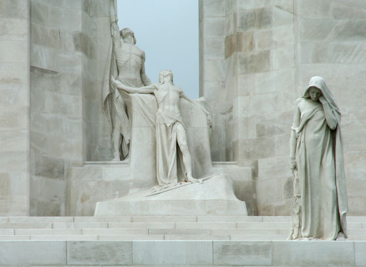 Commemorations on the Vimy Memorial